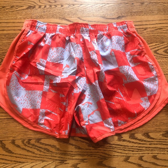 Nike Tempo Running Shorts Orange Blue - Picture 2 of 8